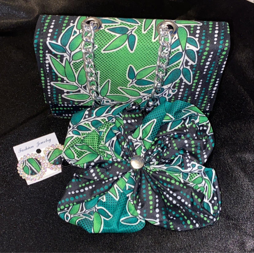 Chain Strap Clutch Set