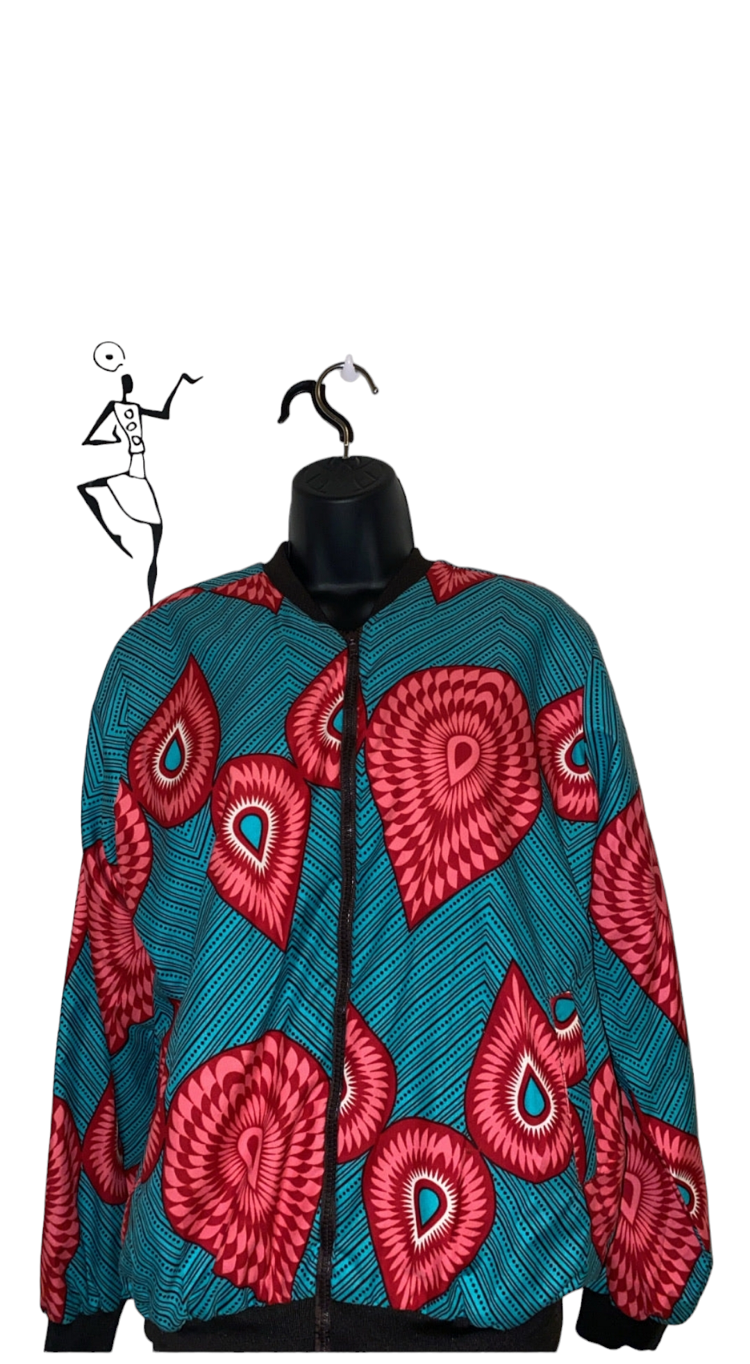 Ankara Unisex Bombers Jackets