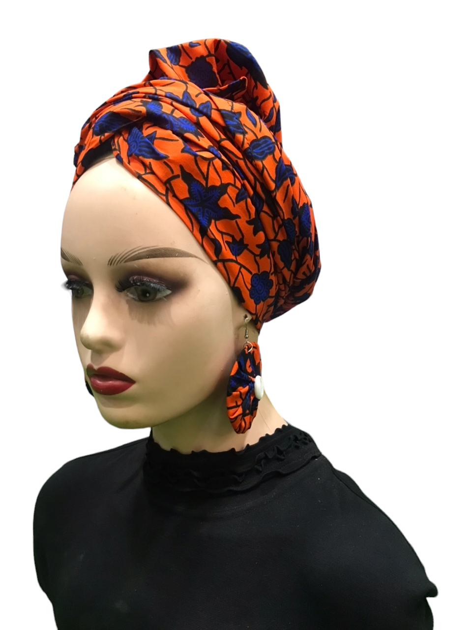 Headtie and Matching Earrings