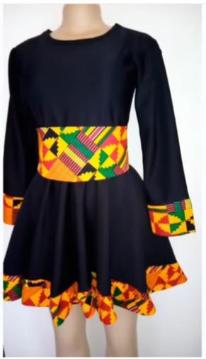 Kente Print Dress