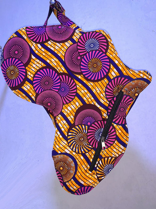 Africa shape bag