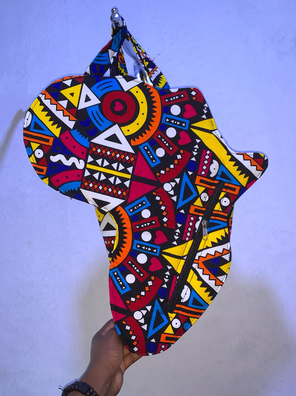 Africa shape bag