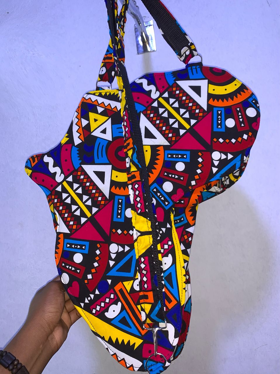 Africa shape bag