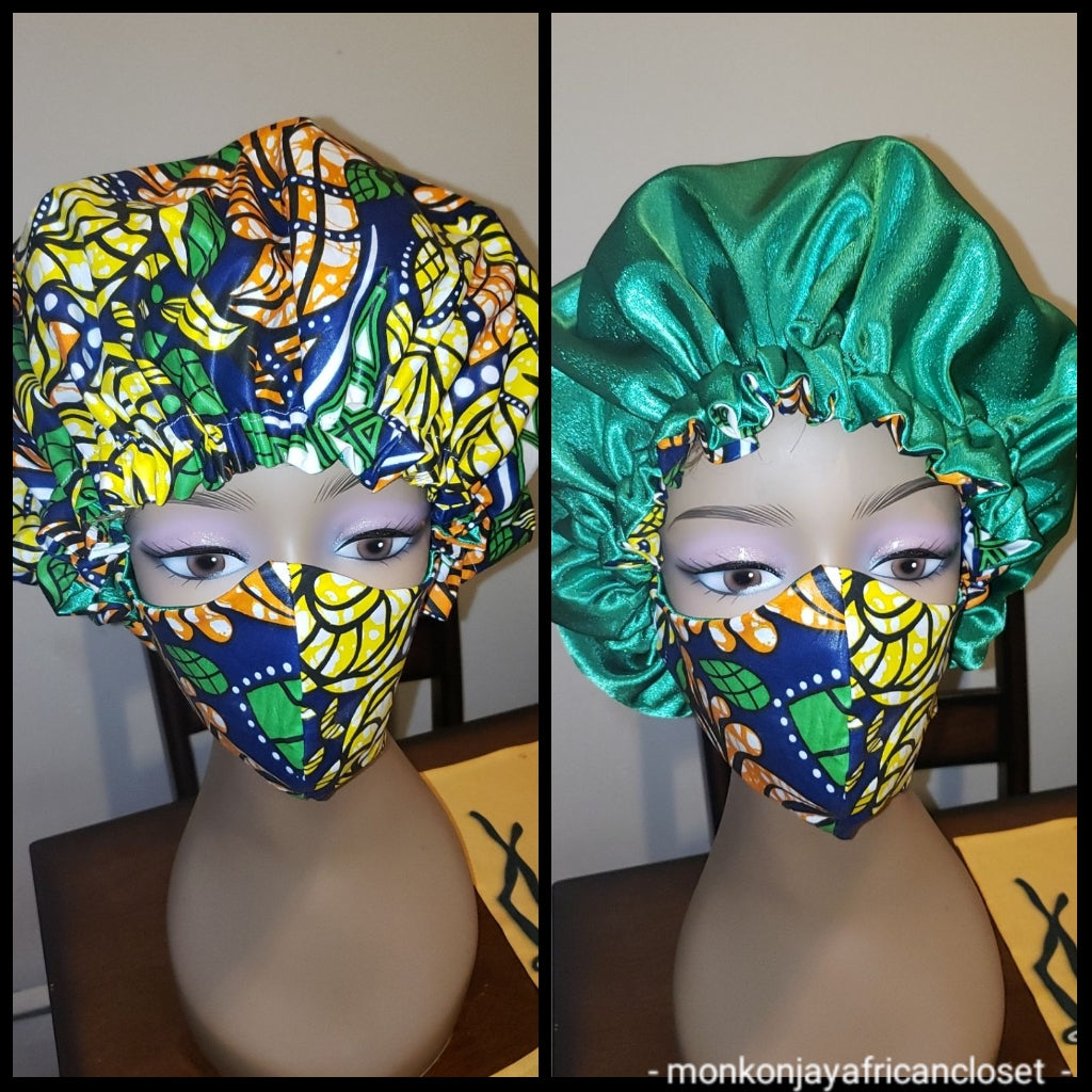 Hair Bonnet Set & Mask Sets