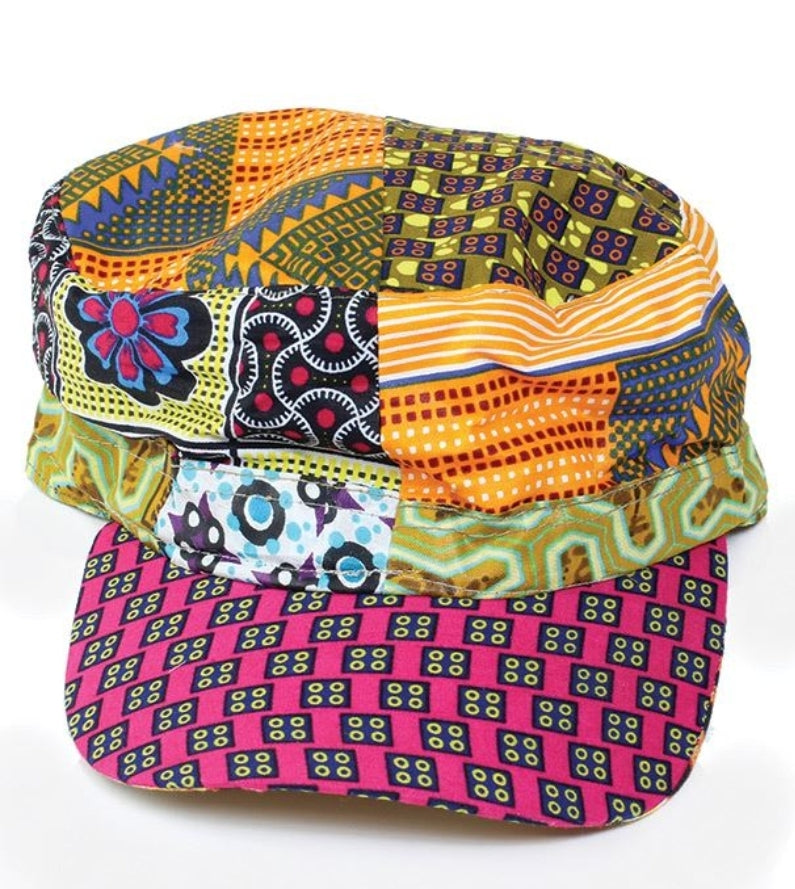 Kitenge Military Cap