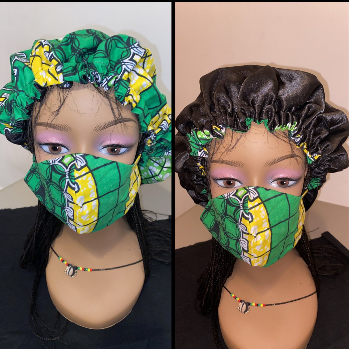 Hair Bonnet Set & Mask Sets