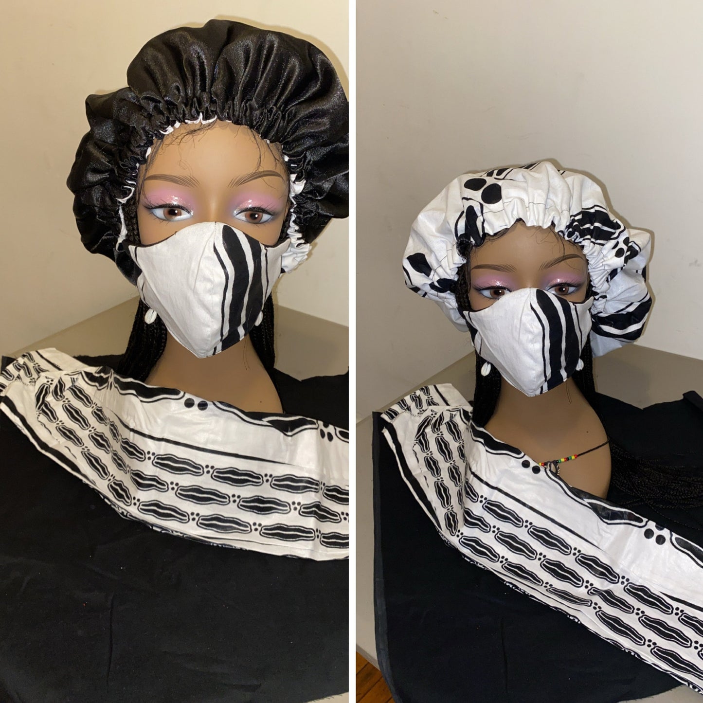 Hair Bonnet Set & Mask Sets