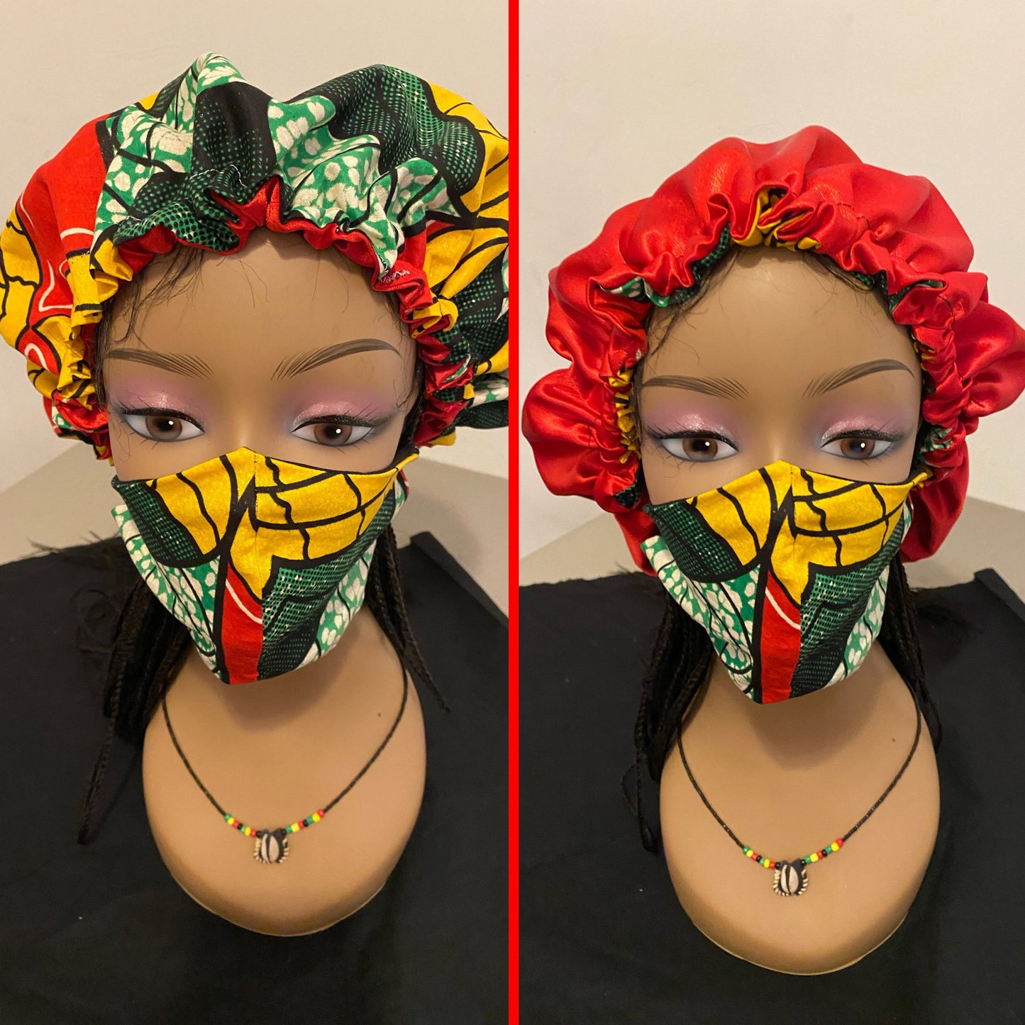 Hair Bonnet Set & Mask Sets