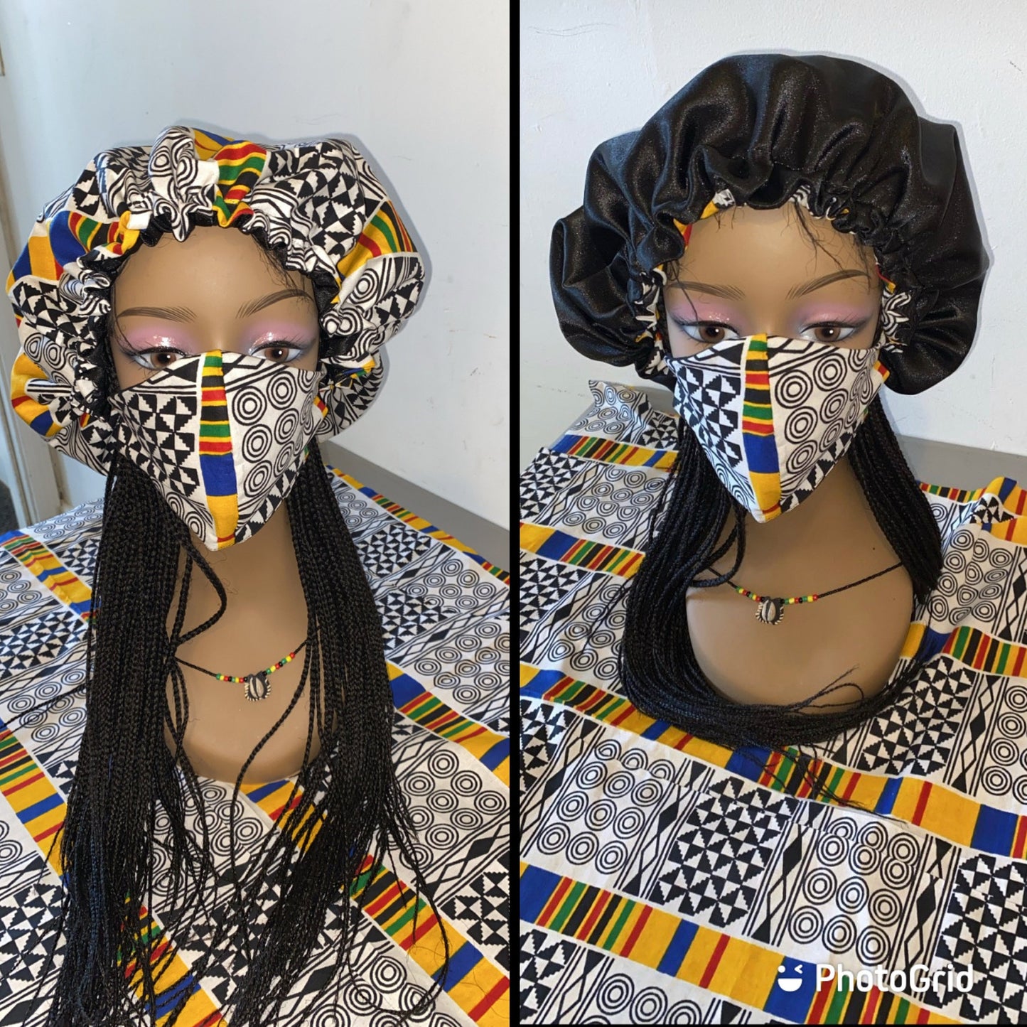 Hair Bonnet Set & Mask Sets